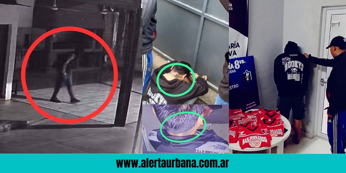 Robo al club San Fernando: un detenido y recuperan camisetas