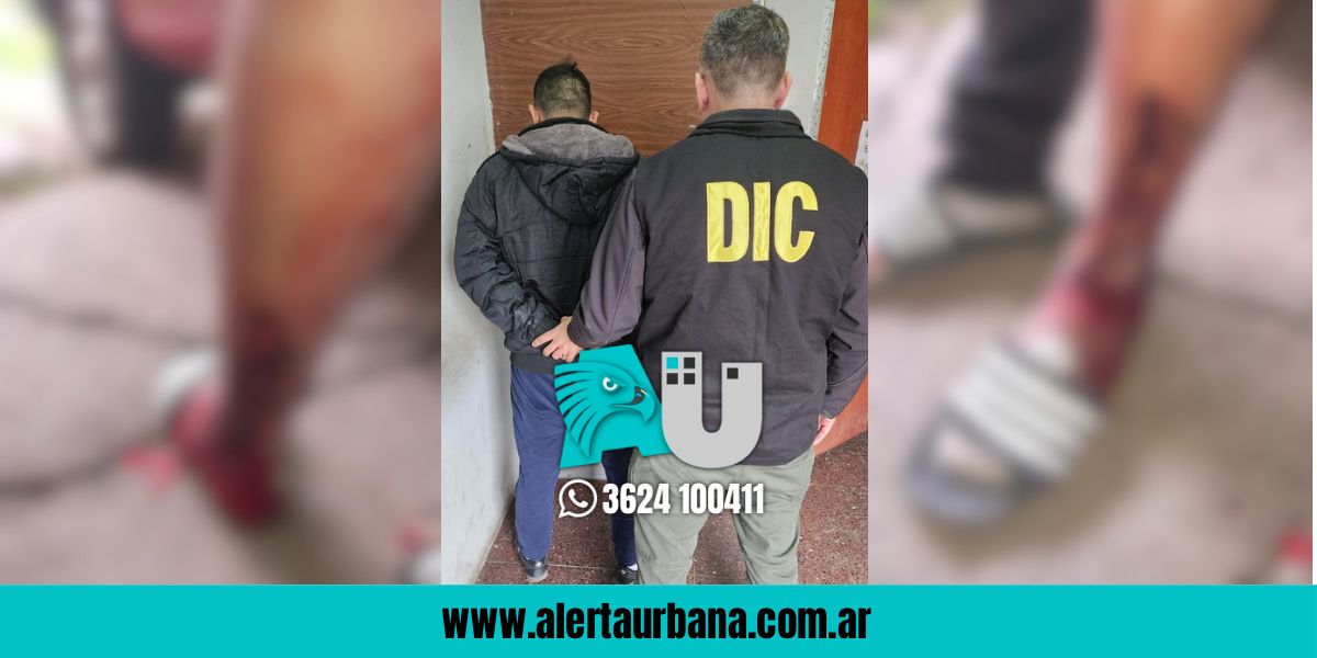 Detuvieron a “Bola Ocho”, acusado de balear a un hombre en Resistencia