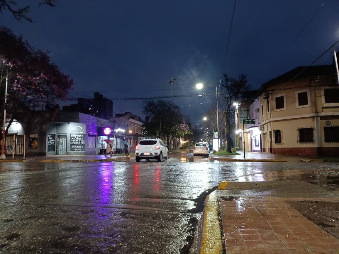 Lunes pasado por agua en el inicio de la semana en el Chaco