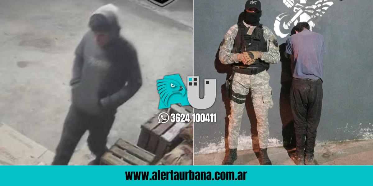 Detuvieron a un joven por robar bebidas en un comercio de Quitilipi
