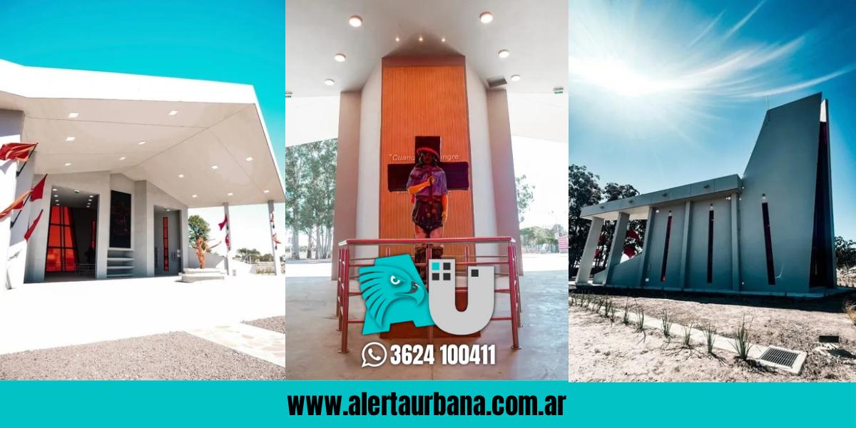 Así está quedando el nuevo santuario del Gauchito Gil en Mercedes, Corrientes