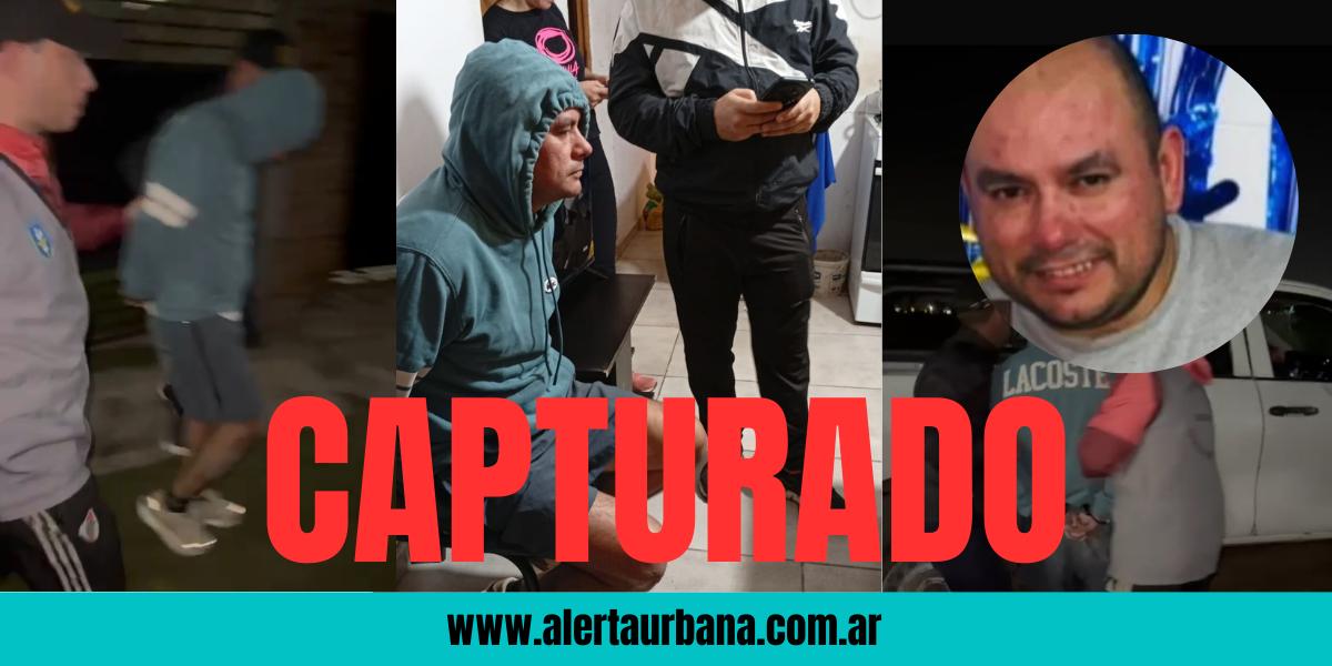  Tras más de un mes de búsqueda, hallan a Pato Núñez, acusado de intento de femicidio