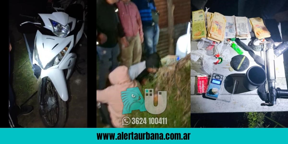 ¡No va más¡ detienen a dos jóvenes que pusieron una mesa y vendían drogas al paso en Resistencia
