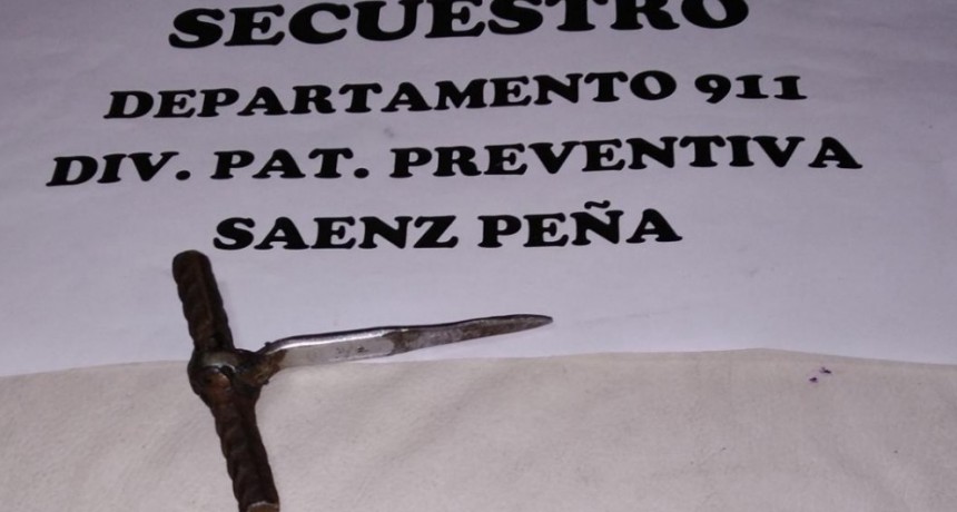 Sáenz Peña: recuperan moto robada y detienen al delincuente