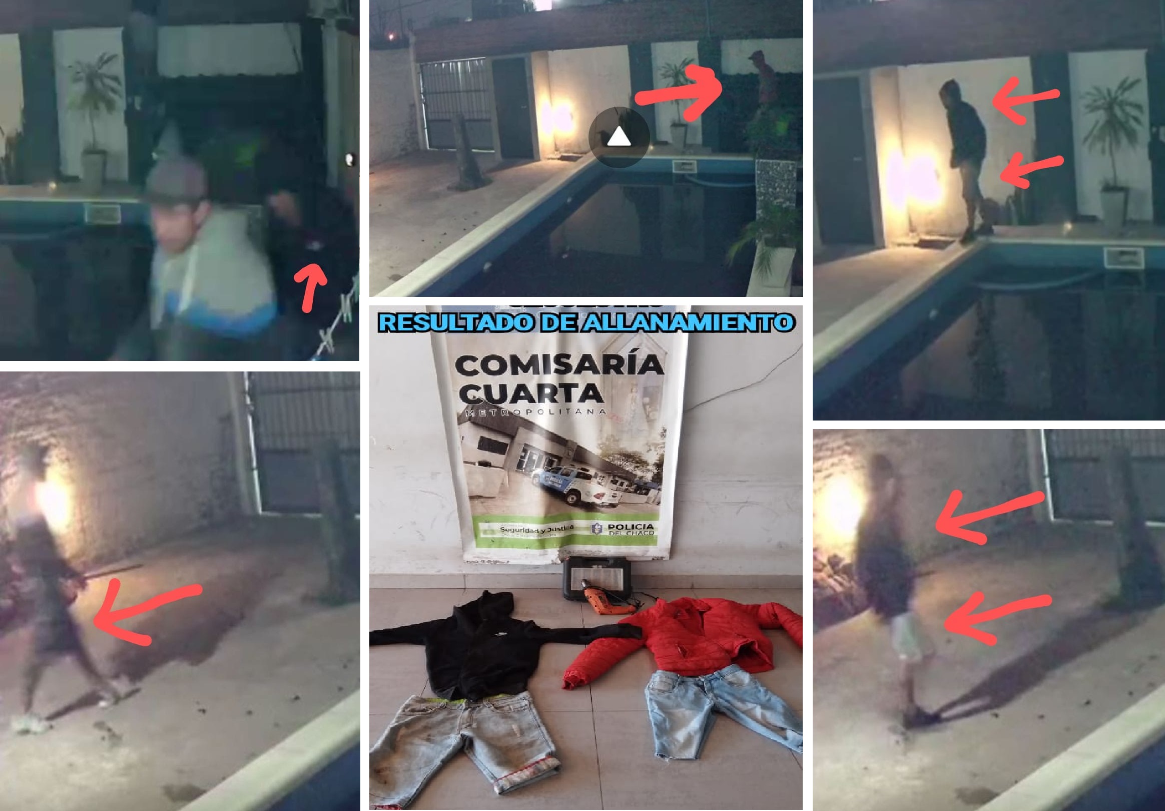 Tras los pasos de los Abreliano: secuestraron la ropa con la que robaron una vivienda en zona Oeste