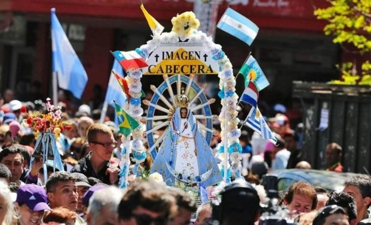 Comenzó la 50° Peregrinación Juvenil a Luján: una tradicional muestra de fe y oración