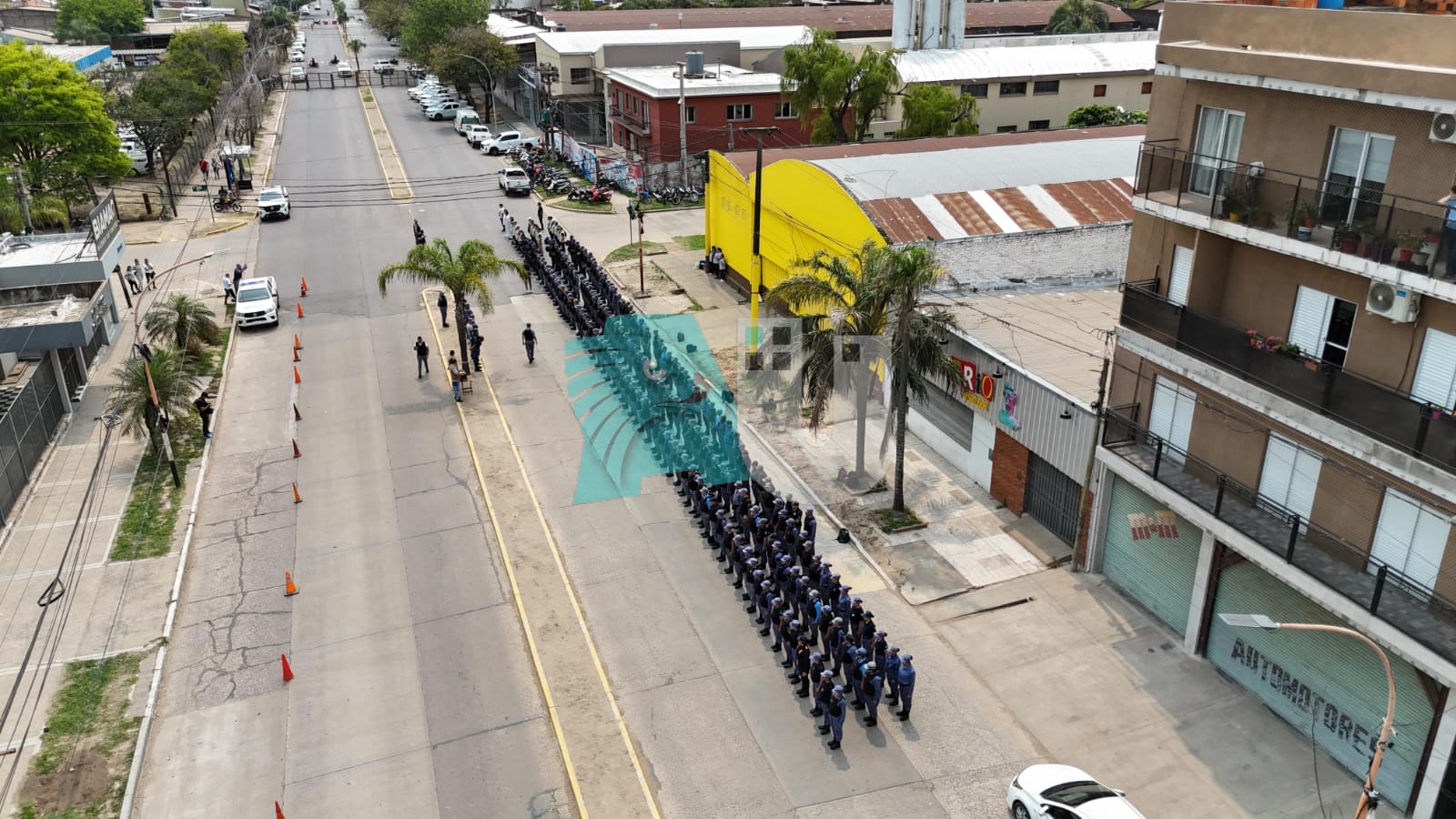 Fuerte operativo de seguridad, en la previa del partido entre Colón y For ver