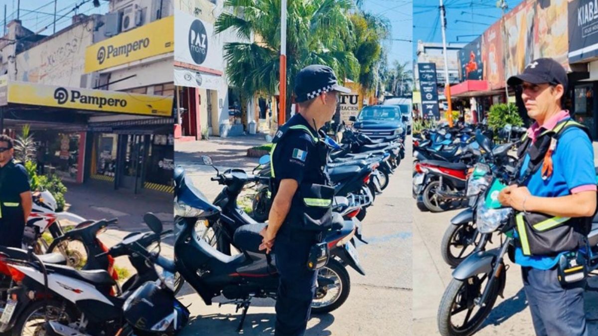 Sin casco, no se podrá estacionar en espacios designados para motos en Resistencia