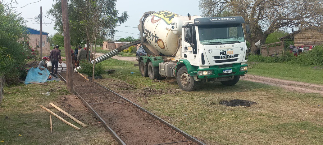 El municipio de Cote Lai avanza con la construcción de veredas