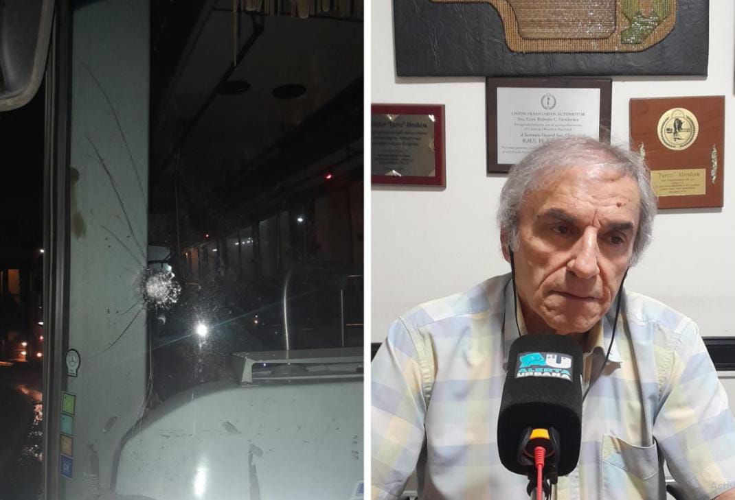 Abraham descartó nuevos paros de colectivos por los ataques y pidió prudencia a los trabajadores