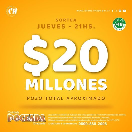 “Pobre” pozo de la Poceada para este jueves 17