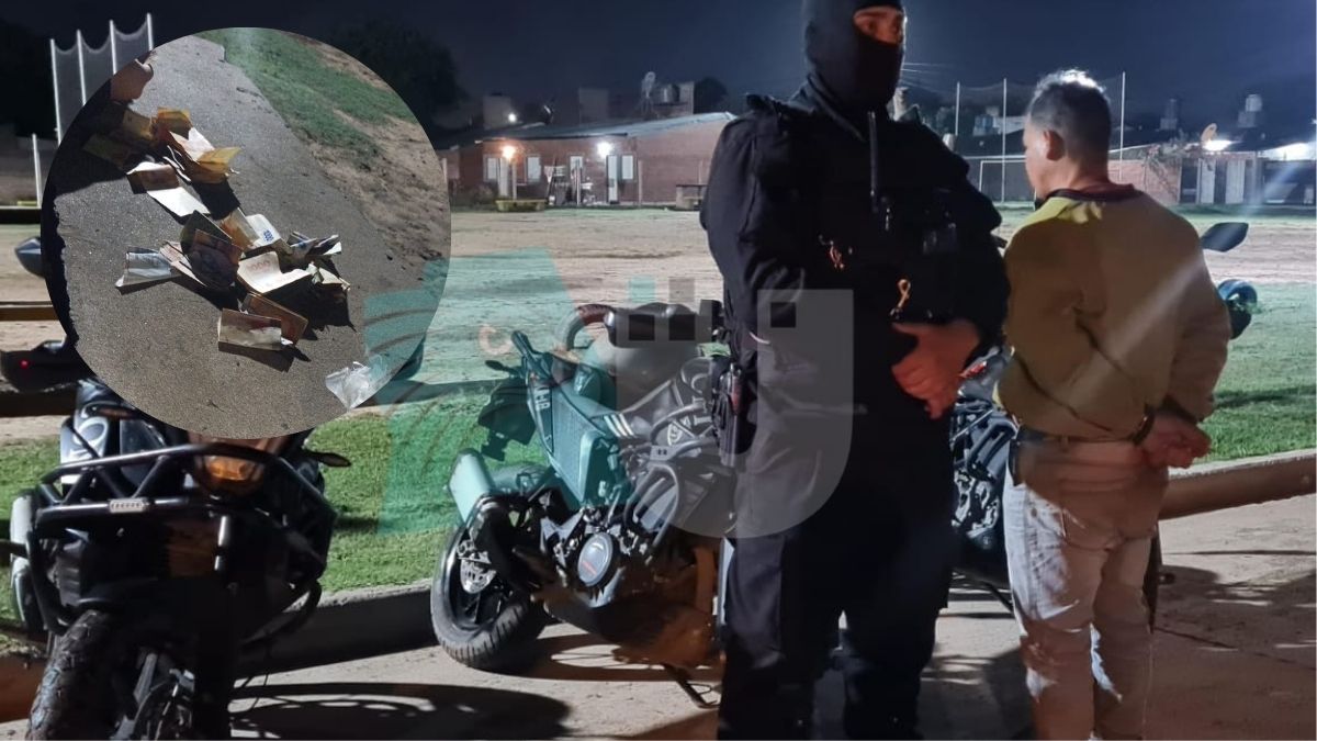 Operativo antidrogas: le hallaron cocaína y efectivo en su poder