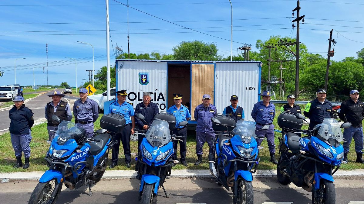 Rutas más seguras: nuevo puesto de control policial en Ruta Nacional 11 y provincial N° 89