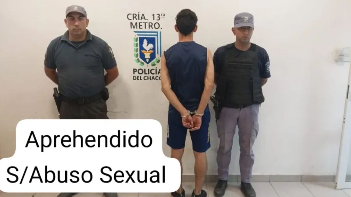 Detuvieron a un sujeto involucrado en un caso de abuso sexual