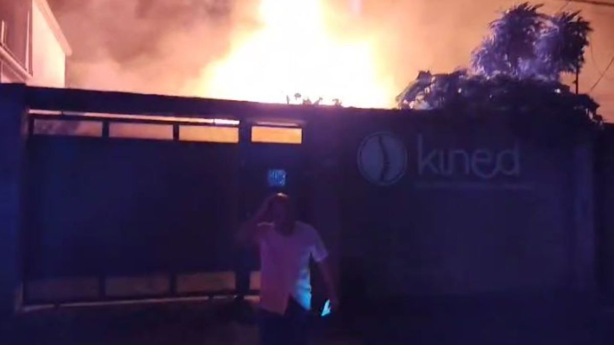 Incendio en una Clinica de Kinesiologia, no hay lesionados 