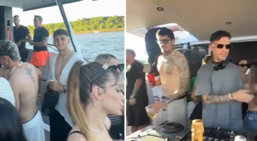 Quiénes son las famosas que estuvieron con los jugadores de Independiente en la escandalosa fiesta en un yate