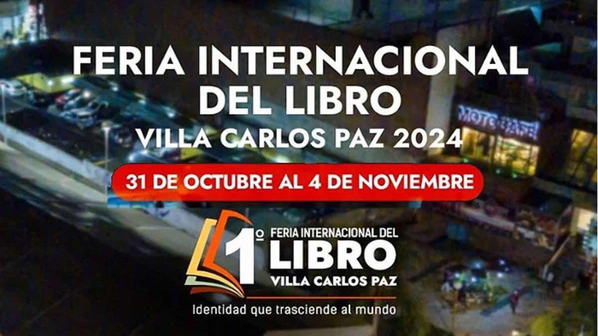 El próximo jueves Carlos Paz recibe al evento cultural del año: la Feria Internacional del Libro 2024