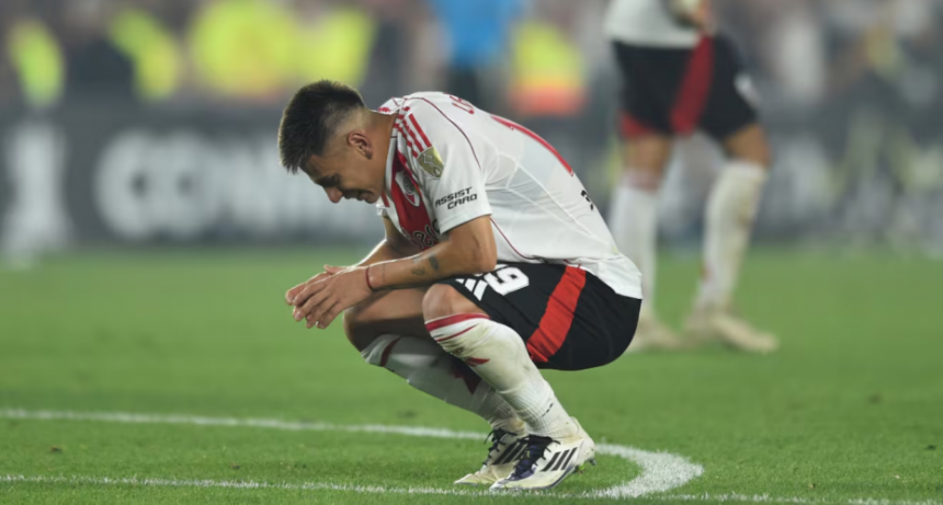 El desgarrador llanto del Diablito Echeverri tras la dura eliminación de River en la Copa Libertadores