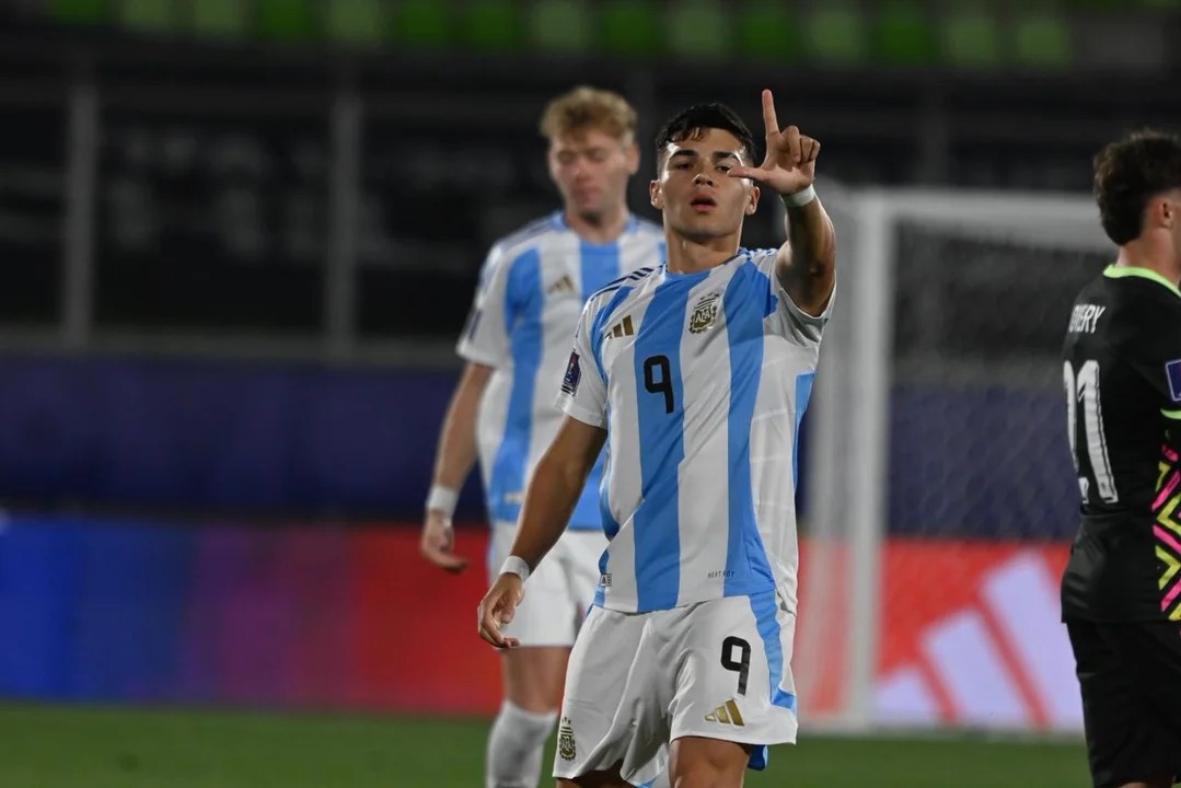 La Selección argentina goleó a Australia y avanzó a octavos del Mundial Sub-20 