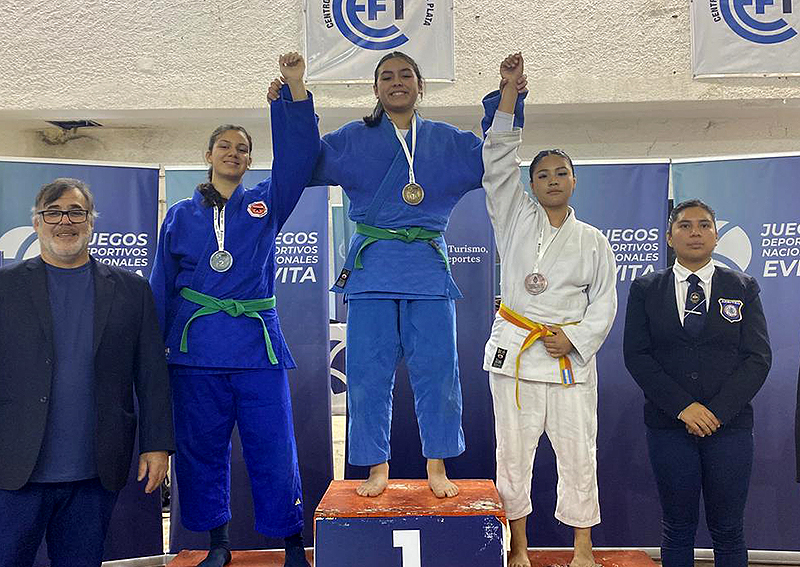 En solo 40 segundos: la chaqueña Daiana Vargas ganó el oro en judo en Mar del Plata