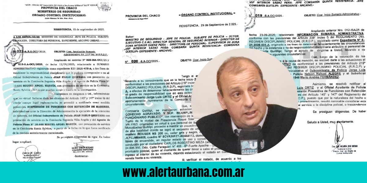 Investigan a policías por supuestos delitos: “Acá no hay ningún respaldo quienes actúan mal