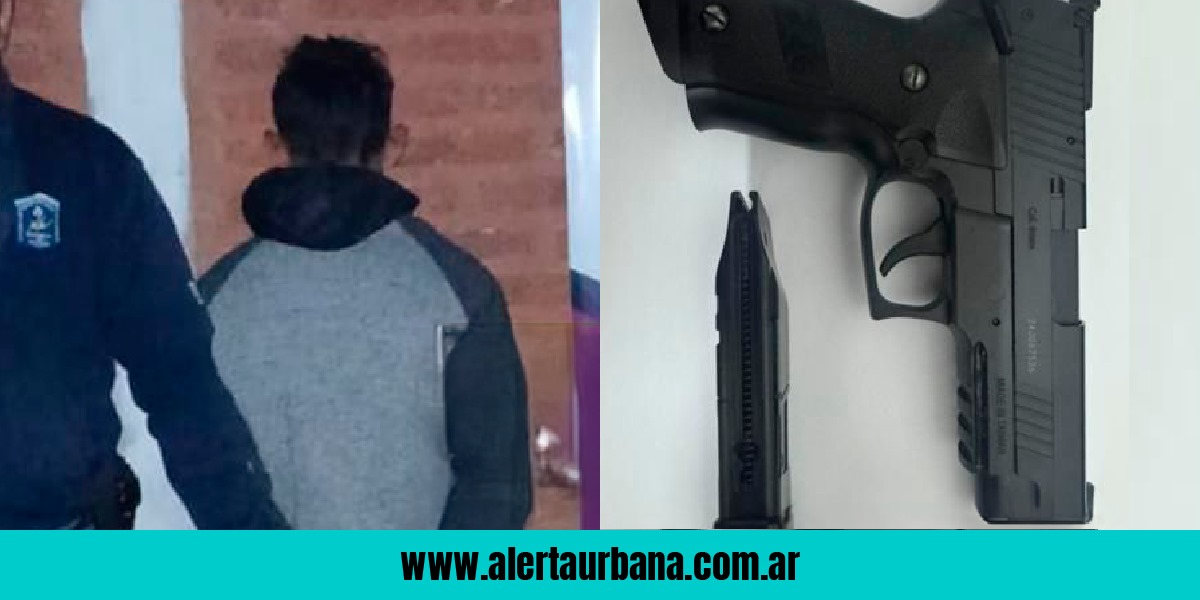 Detienen a un joven por causar disturbios con un arma de plástico en Villa Río Negro
