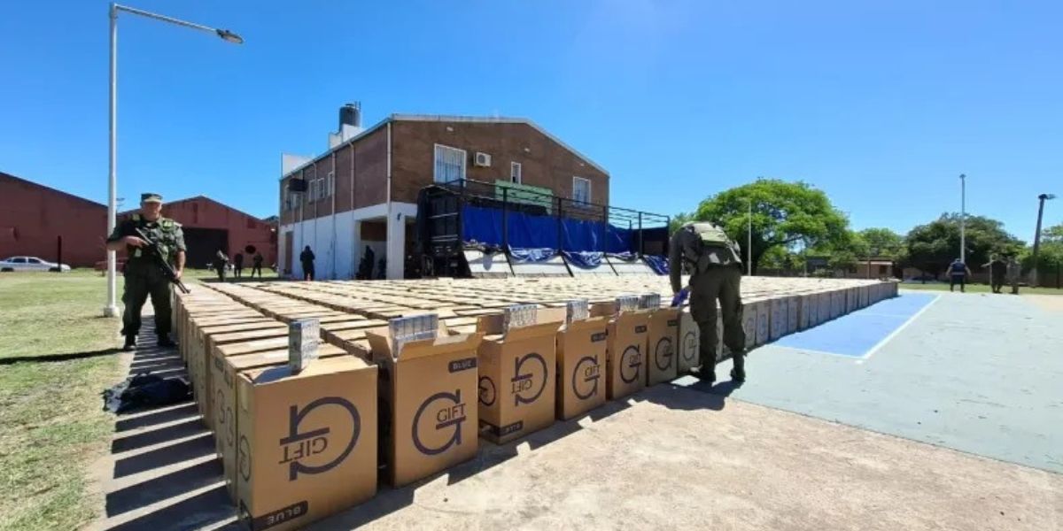 Colonia Benítez: secuestran cargamento ilegal valuado en casi mil millones de pesos
