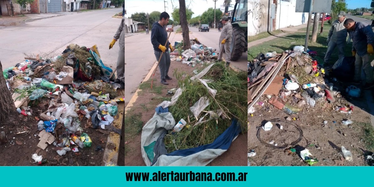 El Municipio de Fontana realizó la limpieza de microbasurales