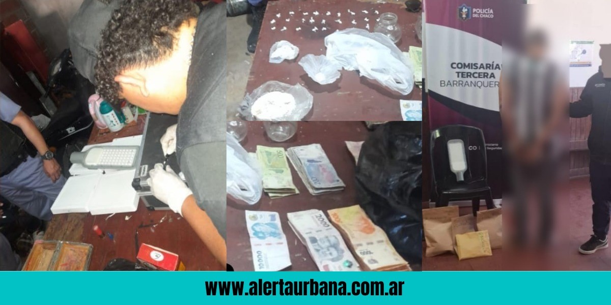 Allanamientos en una causa por robo termina con el secuestro de cocaína y marihuana
