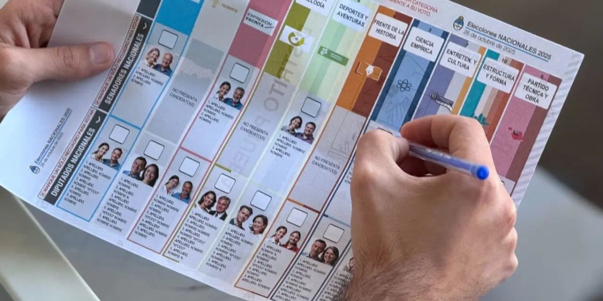 ¿Cómo se vota con la Boleta Única de Papel? El paso a paso para el 26 de octubre