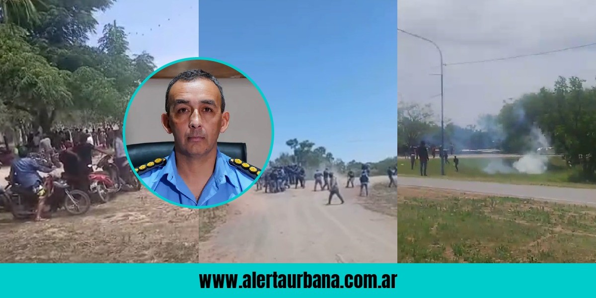 Villa Río Bermejito: detenidos, ladrillazos y heridos cuando se repelió un ataque por un corte de ruta