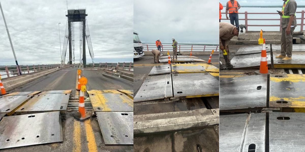 Última etapa de arreglo de juntas en el Puente Chaco-Corrientes: ¿Cuándo terminan?