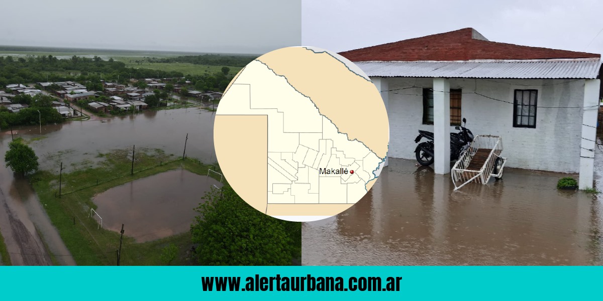 Makallé en emergencia: las intensas lluvias causan calles y viviendas anegadas