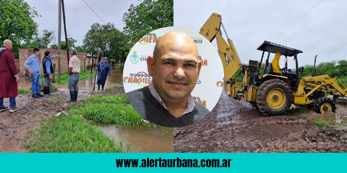 “Cayó mucha agua en poco tiempo”: El intendente Angione confirmó los anegamientos en Makallé