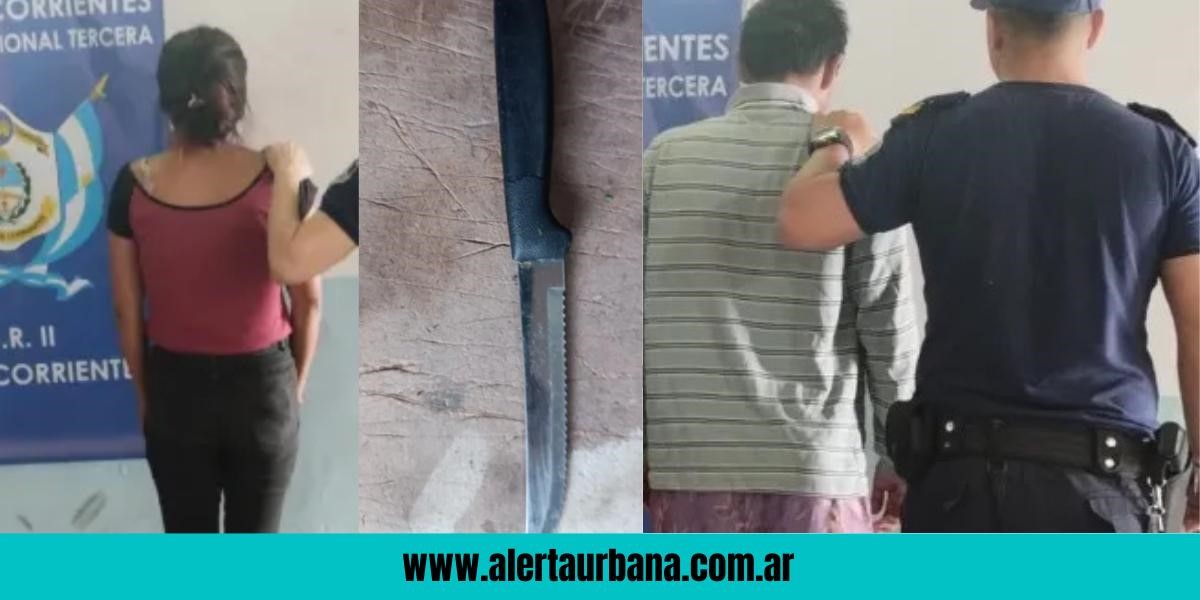 Corrientes: detienen a dos hermanos acusados de intentar acuchillar a una mujer