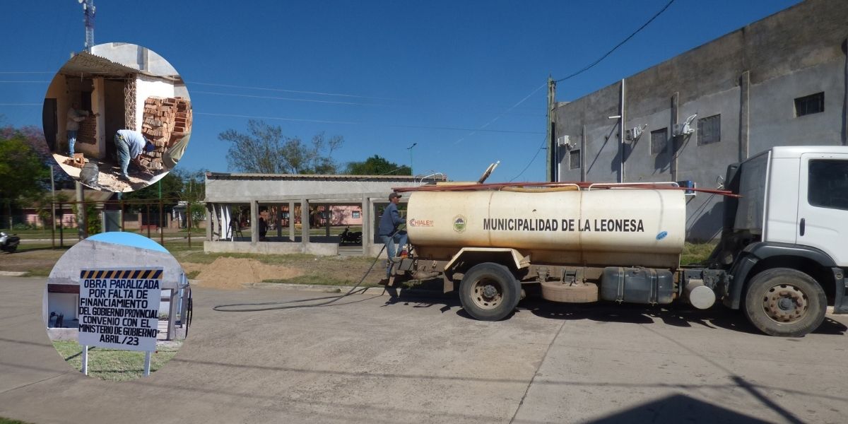 Con fondos propios, el Municipio de La Leonesa reanuda las obras paralizadas en la Gruta Santa Teresita