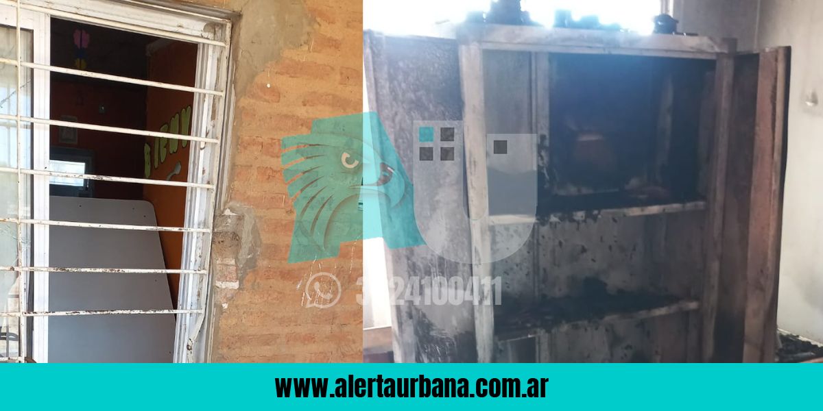 Indignación en Misión Nueva Pompeya: un incendio intencional dañó un Jardín de Infantes