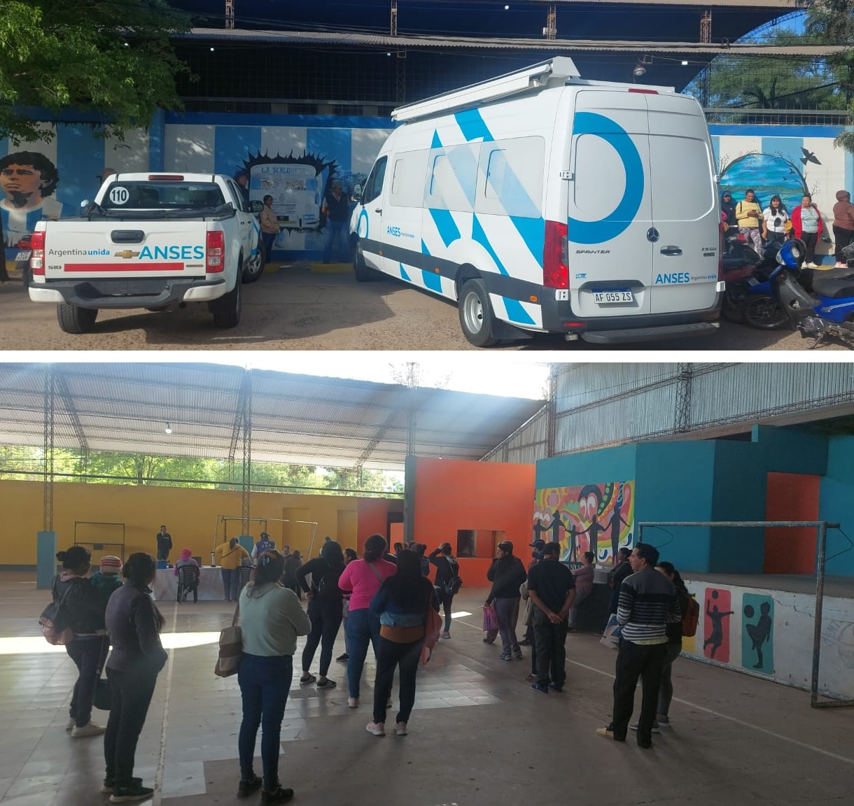 La Policía custodiará con fuerte despliegue el doble operativo de ANSES y ANDIS en Bermejito