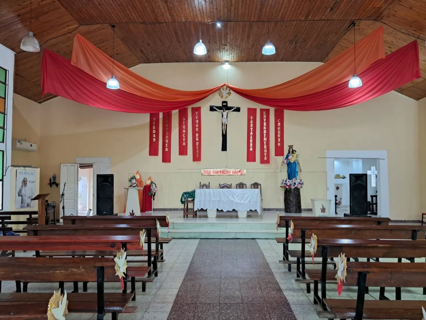 El municipio de Corzuela realizó trabajos de mantenimiento en la parroquia María Auxiliadora 