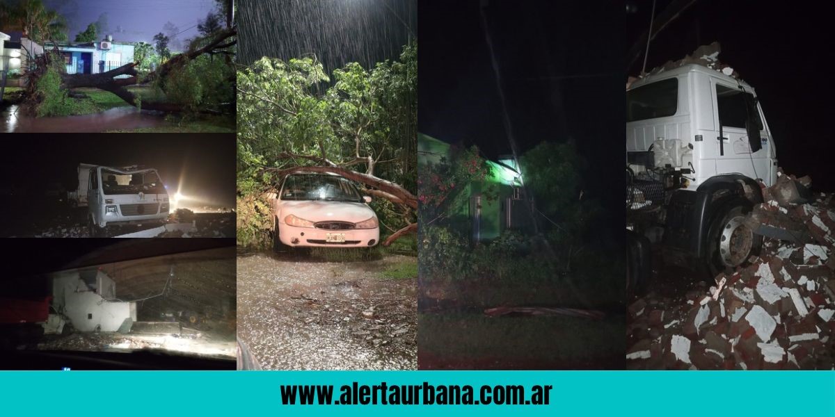 108 milímetros y árboles caídos: Du Graty, la más afectada por el temporal