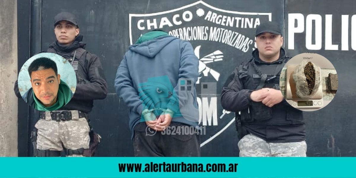 Detienen a un hombre en Resistencia por intentar ingresar marihuana al Penal Federal U7
