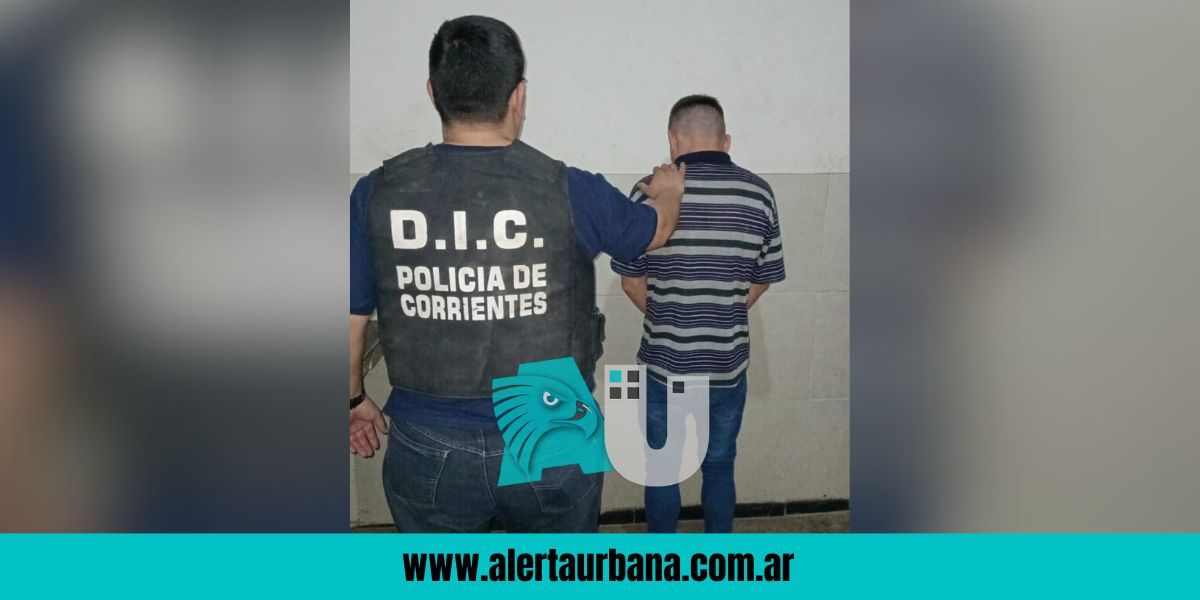 Hirió a su pareja en Resistencia y lo detuvieron oculto en Corrientes