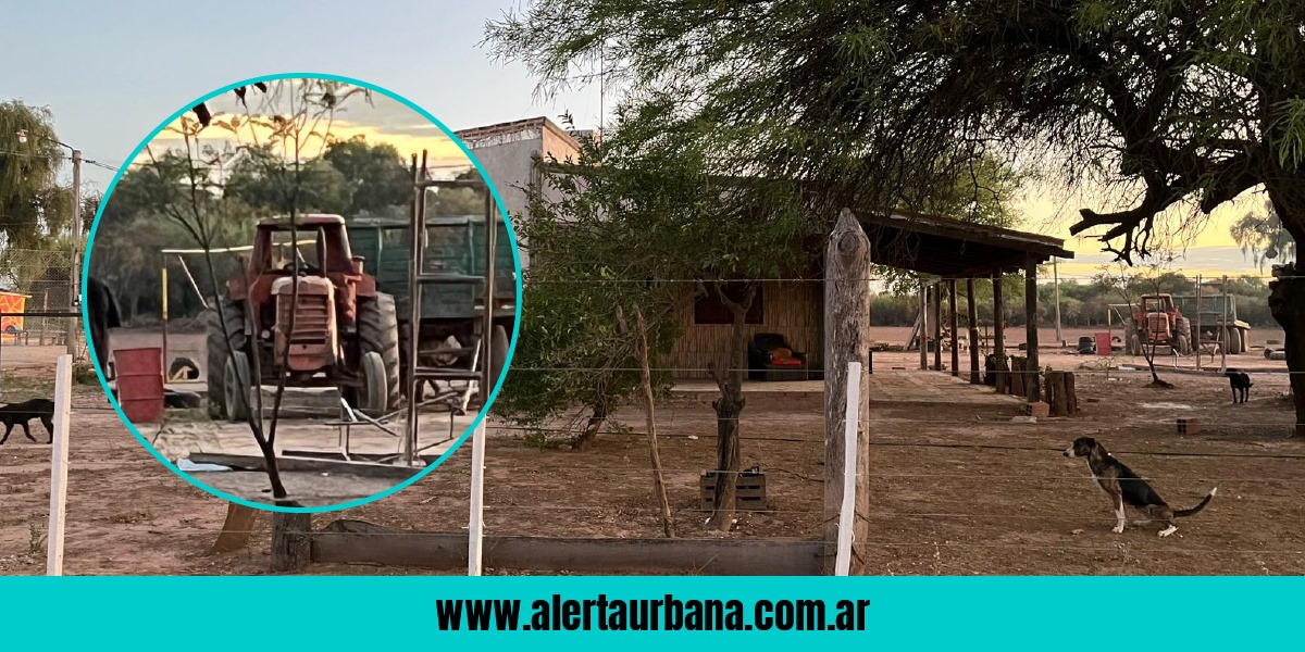 Comandancia Frías: Lo “secuestraron” cuatro horas y le robaron un tractor que fue llevado hasta Santiago del Estero