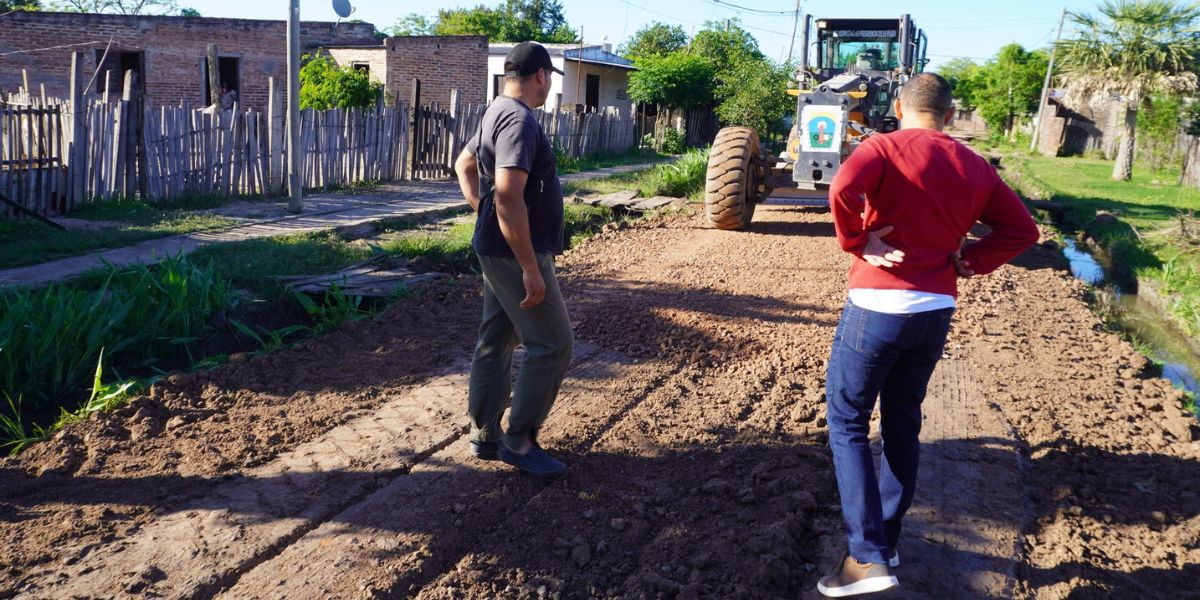 Conectividad rural: Presidencia de la Plaza refuerza el mantenimiento en el Paraje El 12