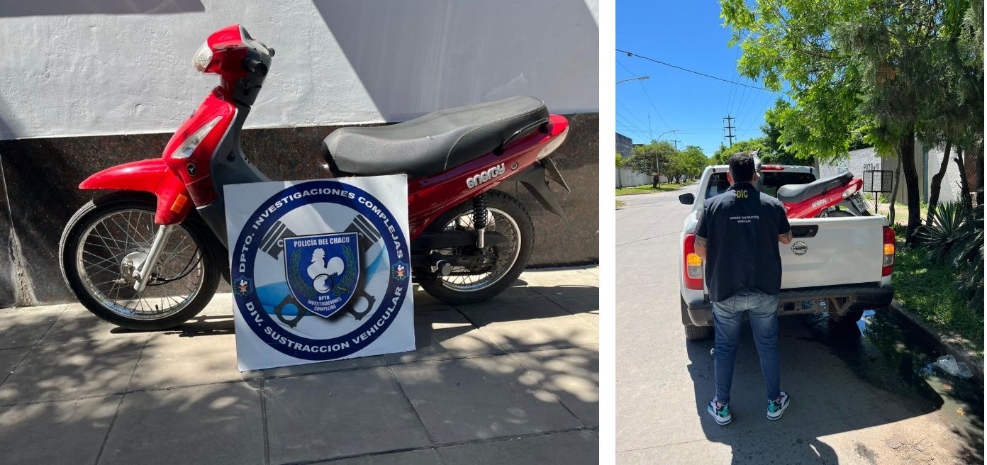 Recuperan moto robada en Resistencia e impiden que sea revendida 
