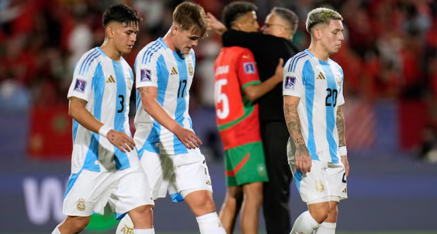 Argentina perdió 2-0 ante Marruecos en la final del Mundial Sub 20 en Chile