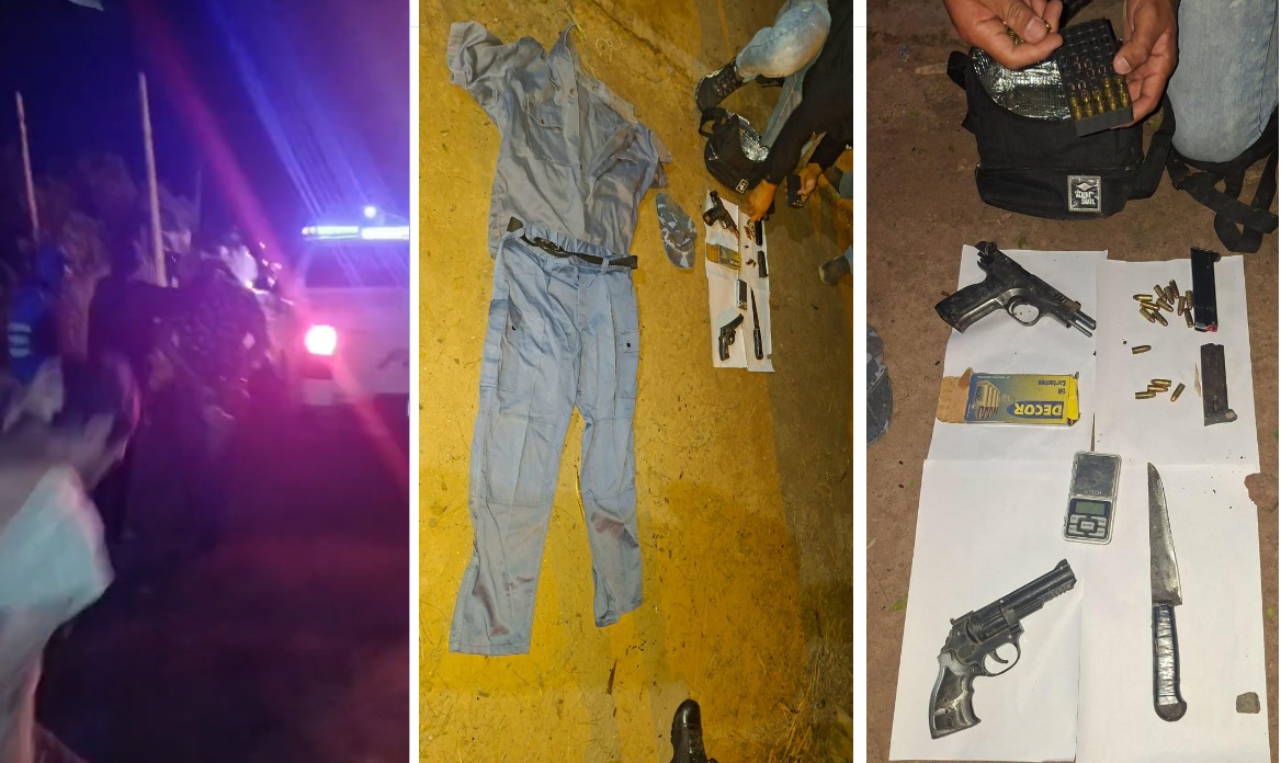 Villa Prosperidad caliente: Chorros que dispararon contra la policía tenían un arsenal y uniformes de la fuerza