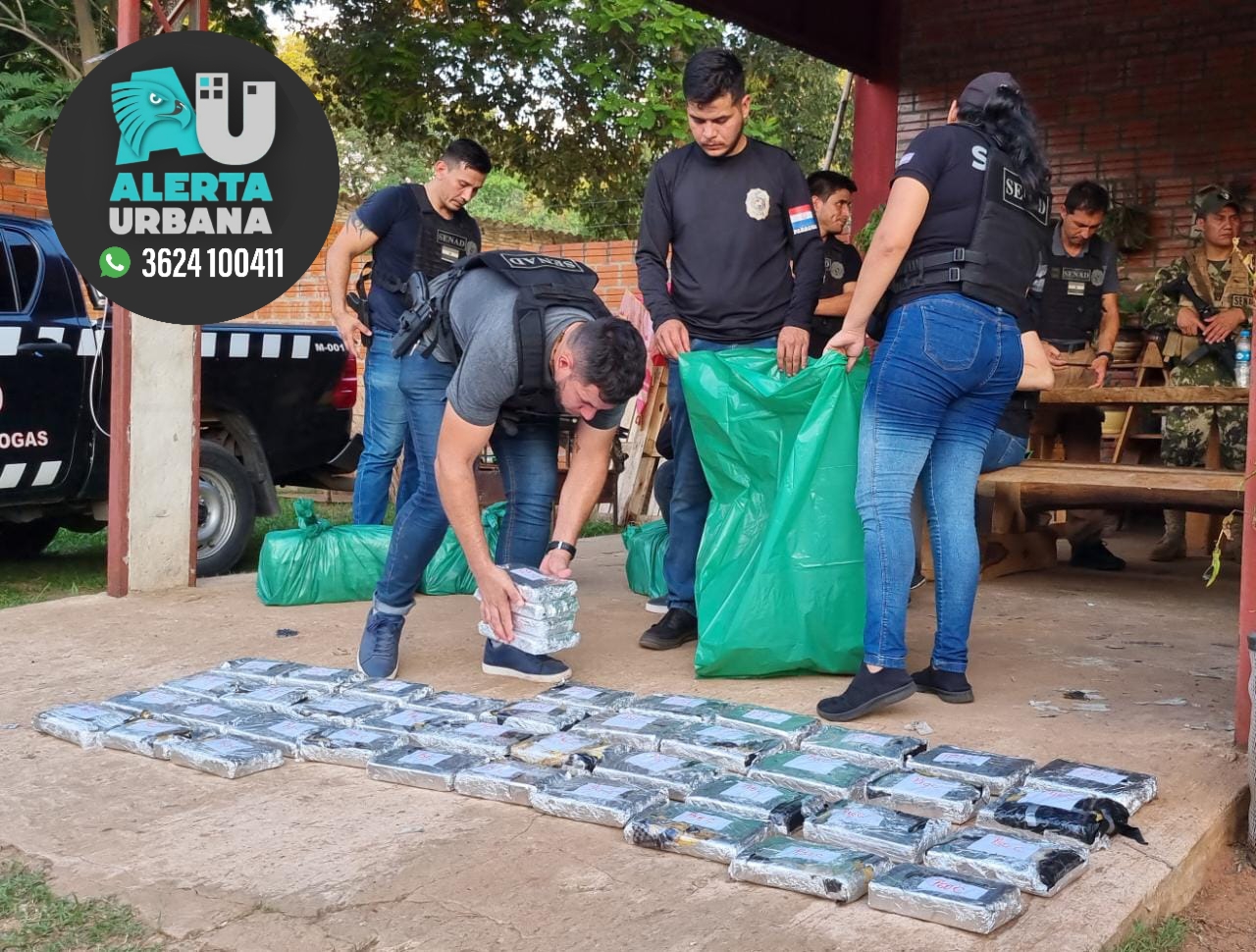 Rosario: Hallaron casi 110 kilos de cocaína flotando en el río Paraná