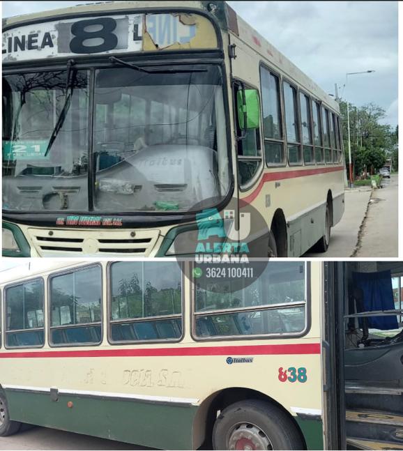 Resistencia Atacaron a un colectivo de la l nea 8 rompieron la