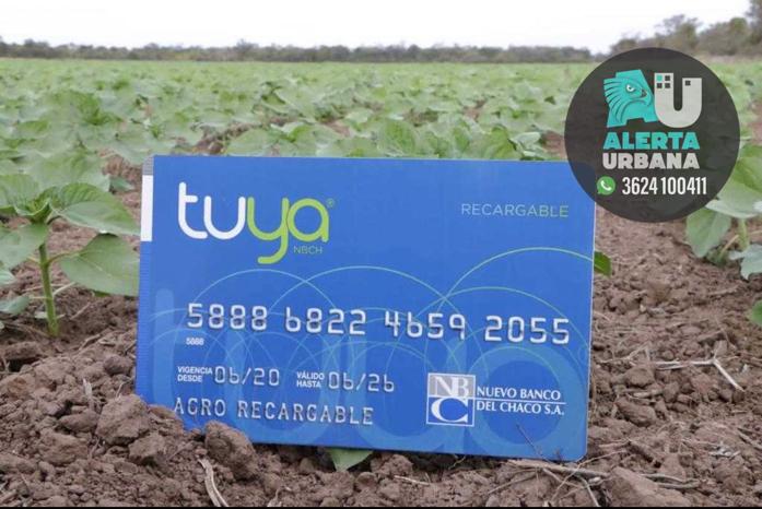 Tarjeta Tuya Agro Recargable: Últimos días para los usar los fondos disponibles